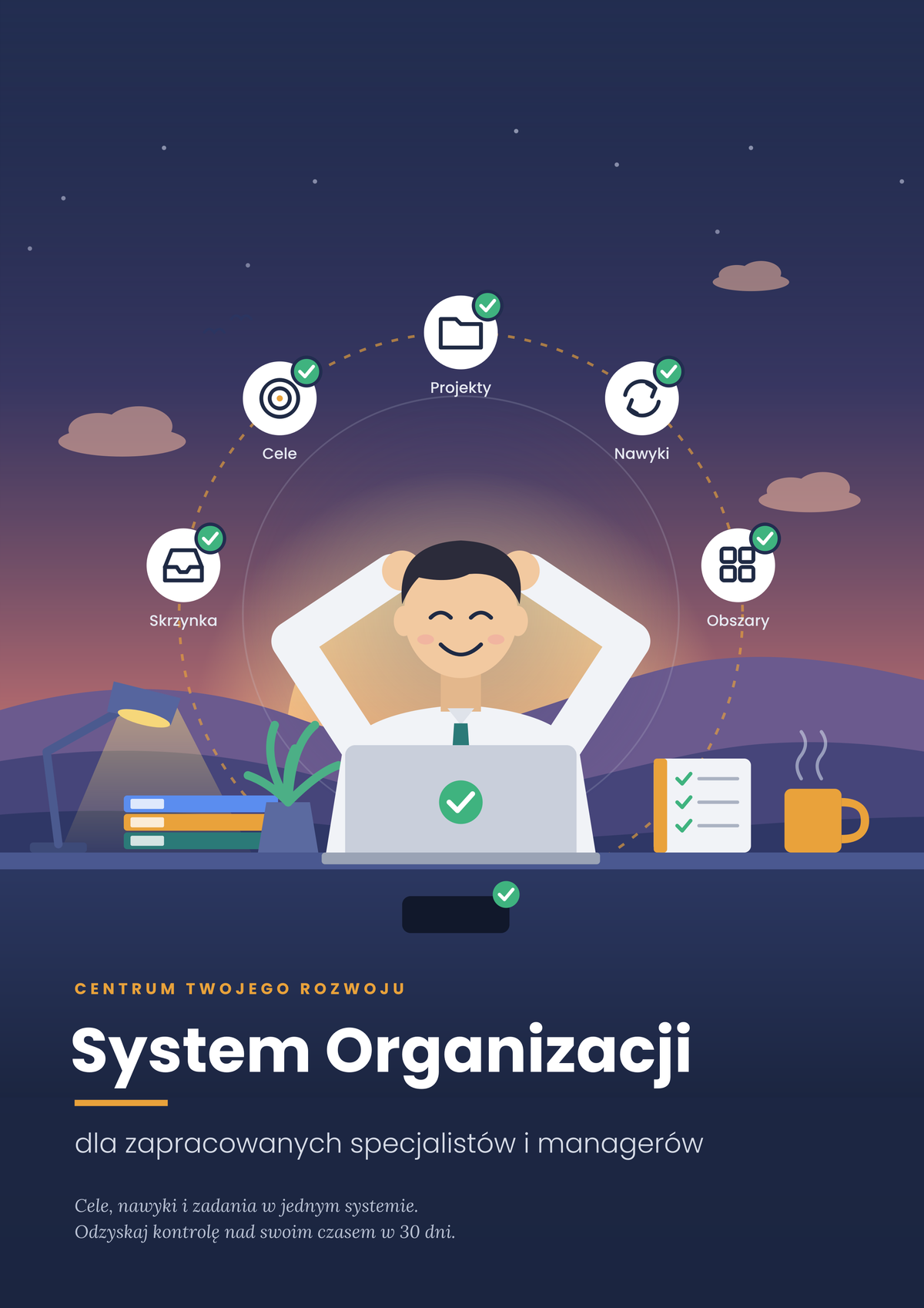 System Organizacji dla zapracowanych – e-book + szablon Centrum